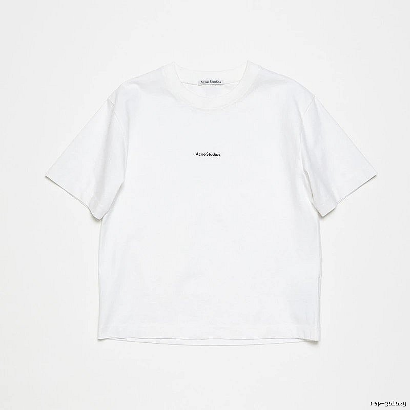 Acne Studios 2090-80 White Style Ac908042 Stockholm Logo T-Shirt Statement Graphic