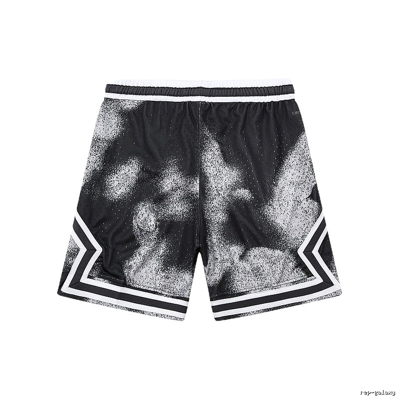 AJ Spray Painting Style Black Shorts