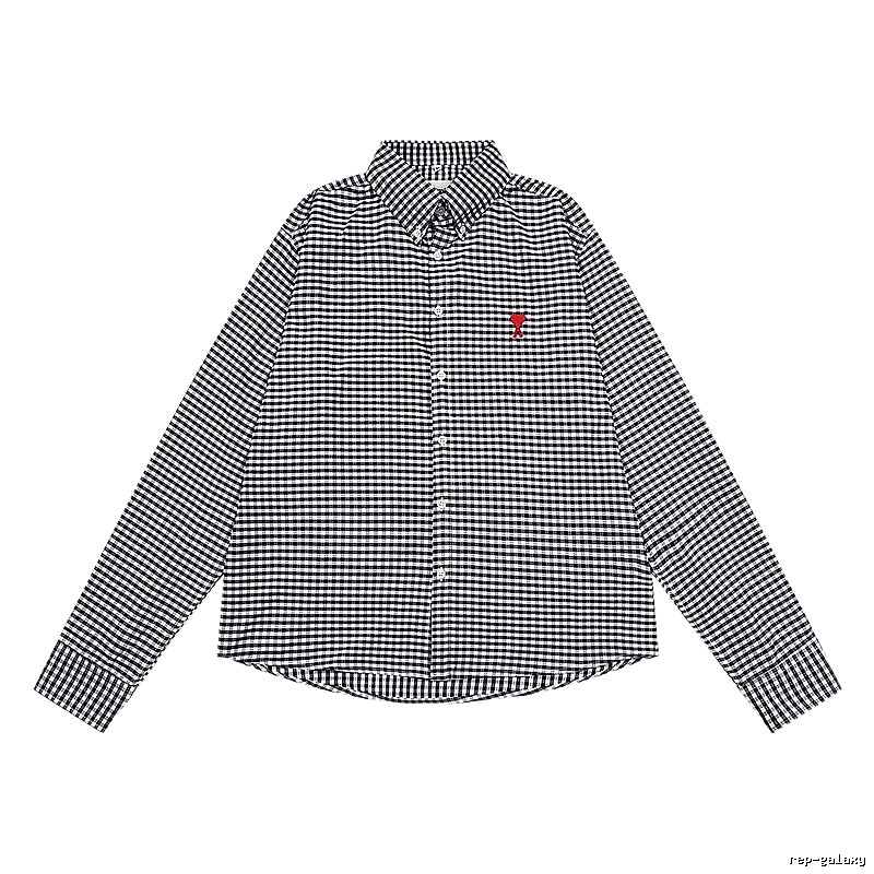 AMI Checkered Retro Style Shirt