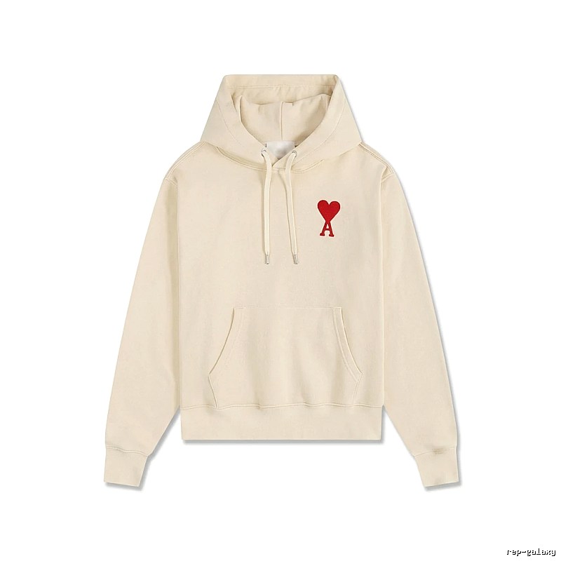 AMI Love Pattern Beige Sweatshirt