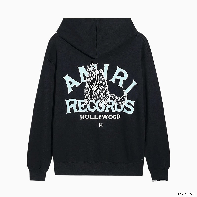 AMIRI Records Black Tide Cool Sweatshirt
