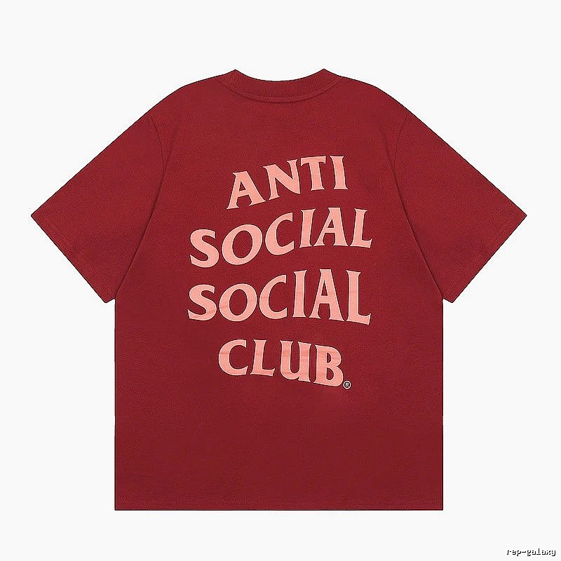 Anti Social Social Club Travel Logo T-shirt Black Orange Anti with Modern Look
