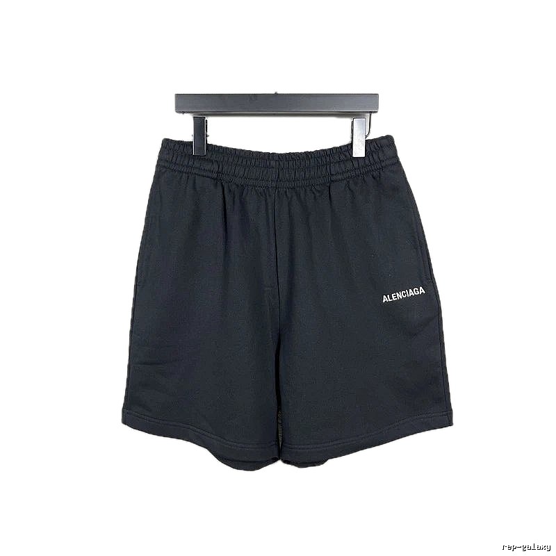 Balenciaga minimalist black shorts