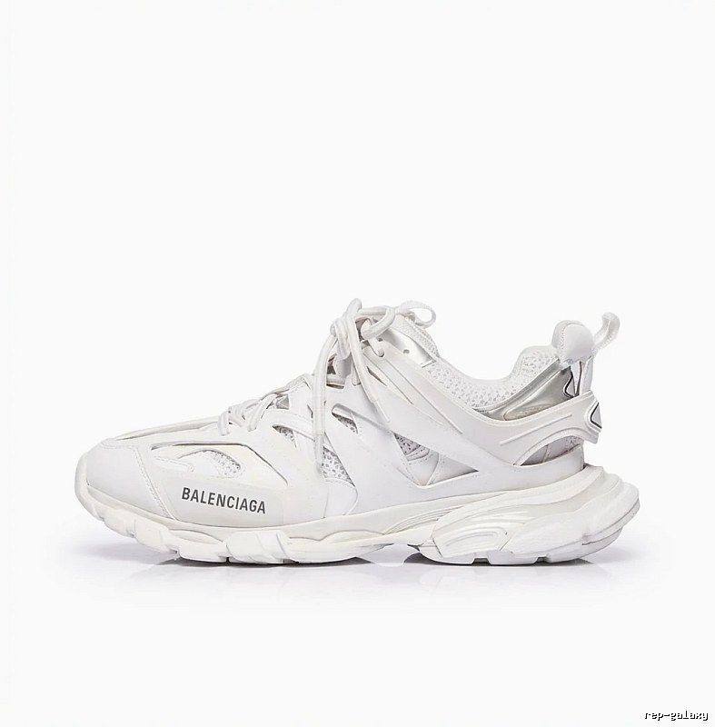 Balenciaga retro-style white shoes