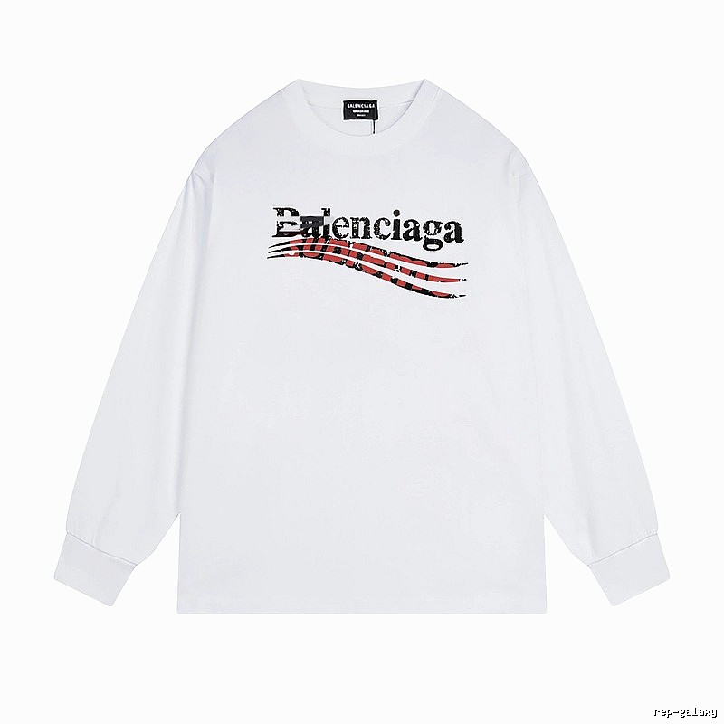 Balenciaga retro-style white T-shirt