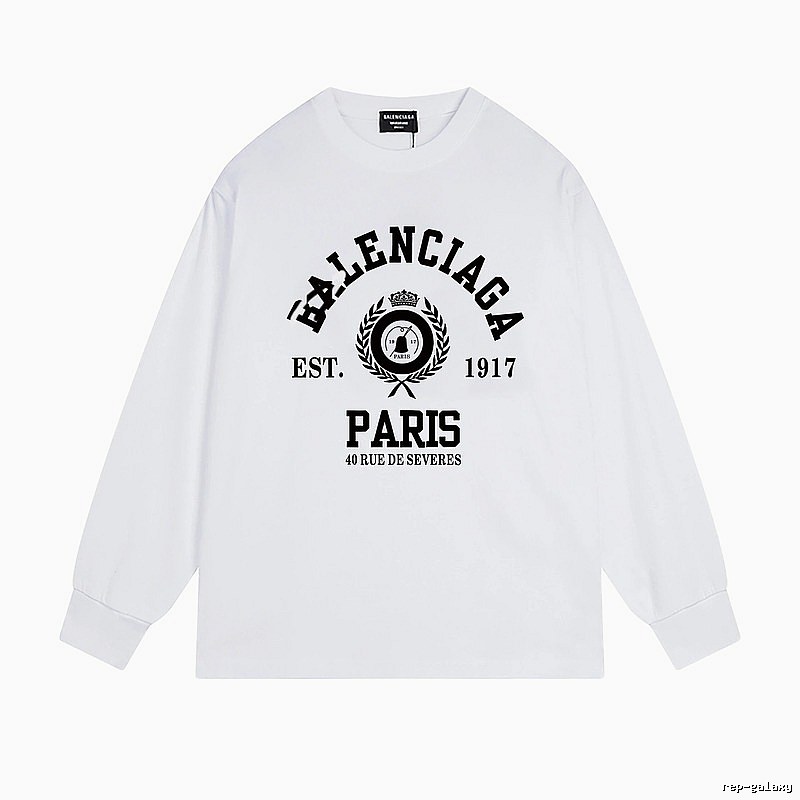 Balenciaga retro-style white T-shirt