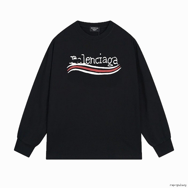 Balenciaga wavy black sweatshirt