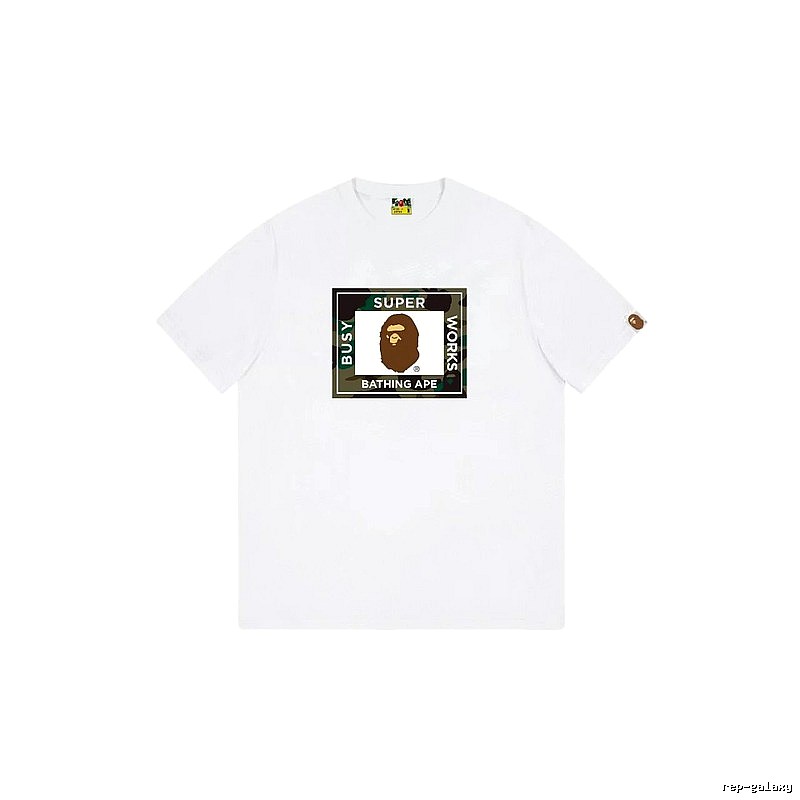 Bape Ape Head Camouflage Style Short-sleeve Shirt
