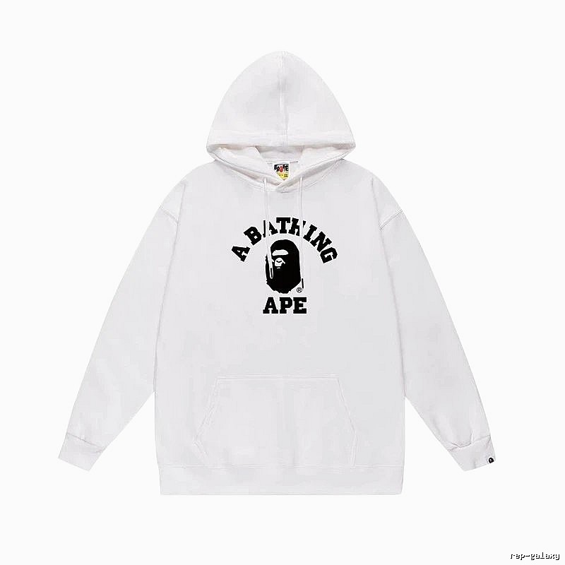 Bape Ape Head Simple White Sweatshirt