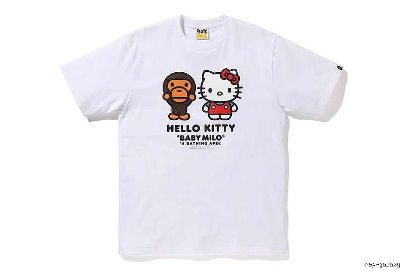 Bape co-branded cartoon white T-shirt
