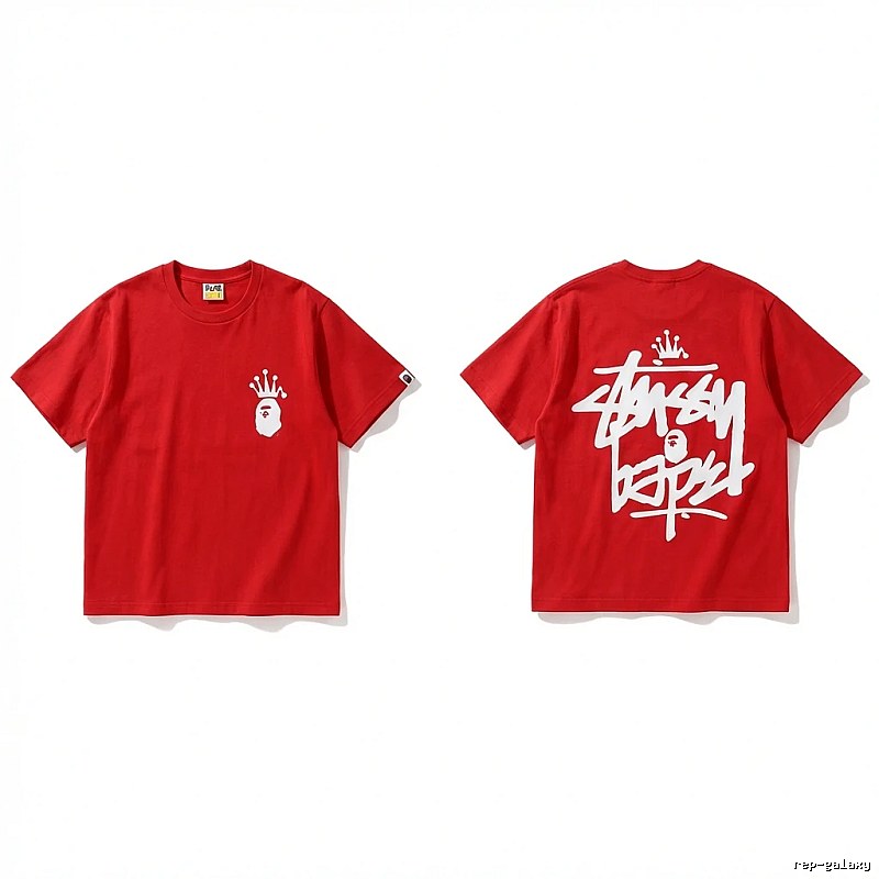 Bape Crown Graffiti Style T-shirt