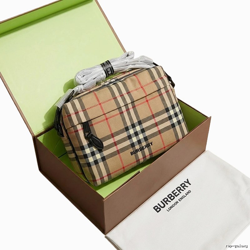 Burberry Check Retro Brown Bag