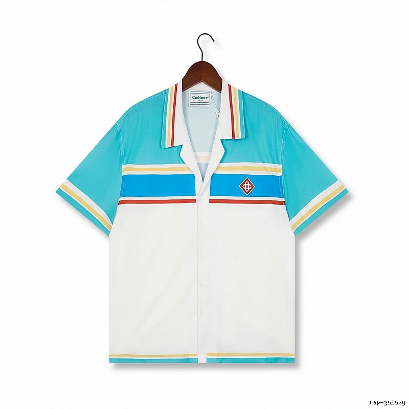 Casablanca striped retro-style shirt