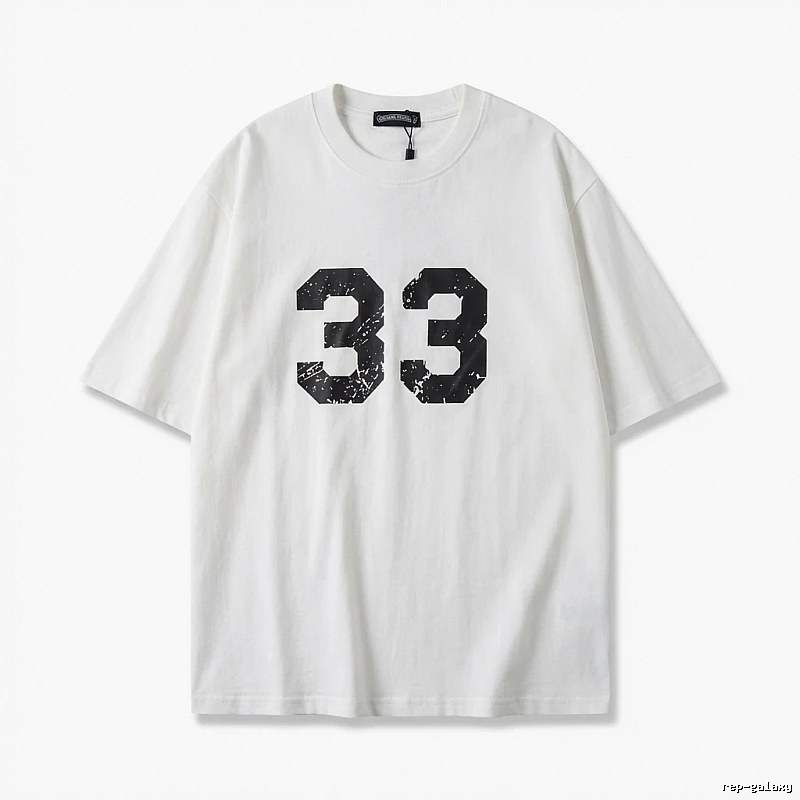 Chrome Hearts American-style digital wind white T-shirt