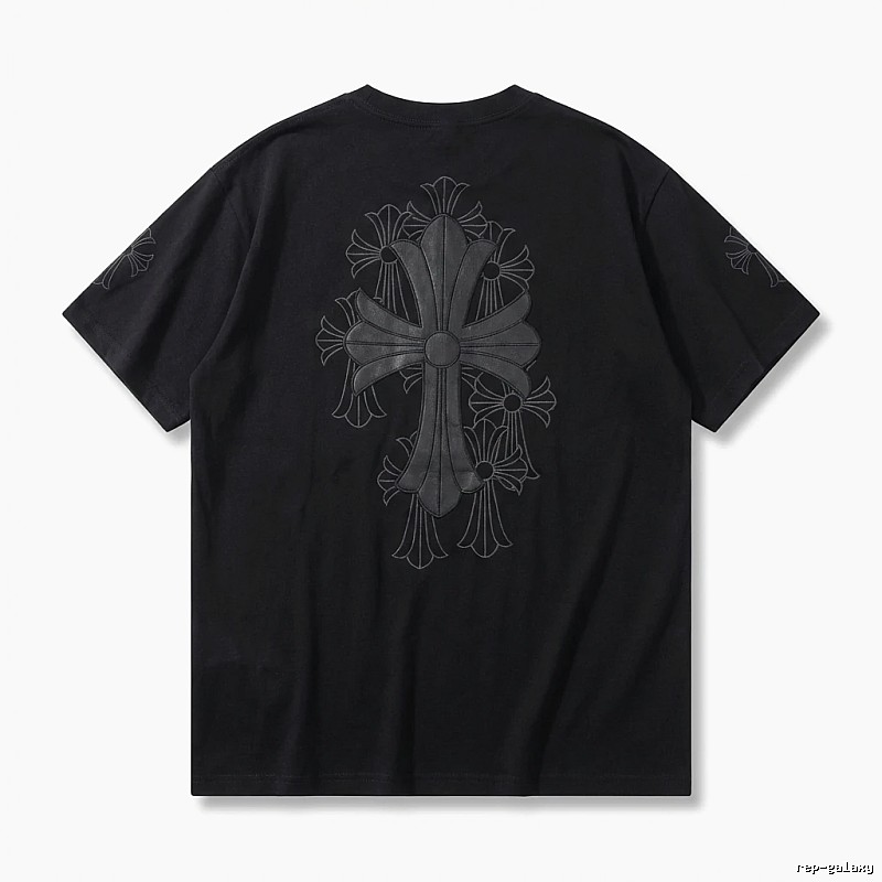 Chrome Hearts cross dark style short-sleeve shirt