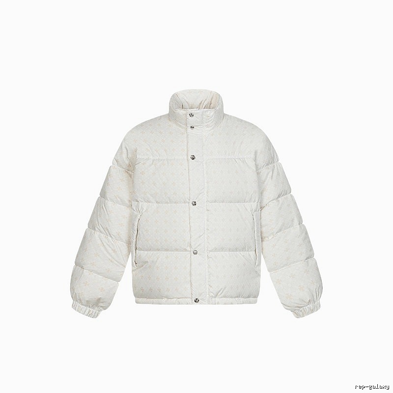 Chrome Hearts Retro Style White Cotton Coat
