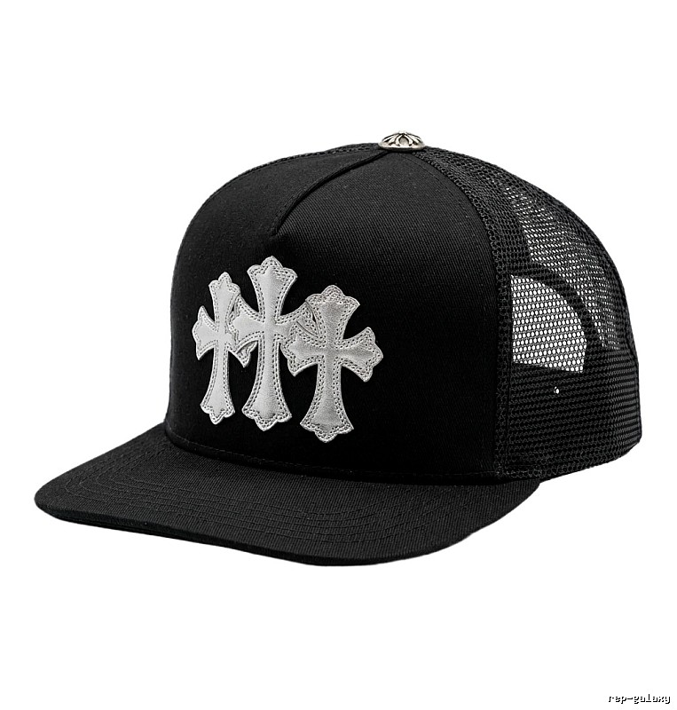 Chrome Hearts Silver Jewelry Black Tide Hat