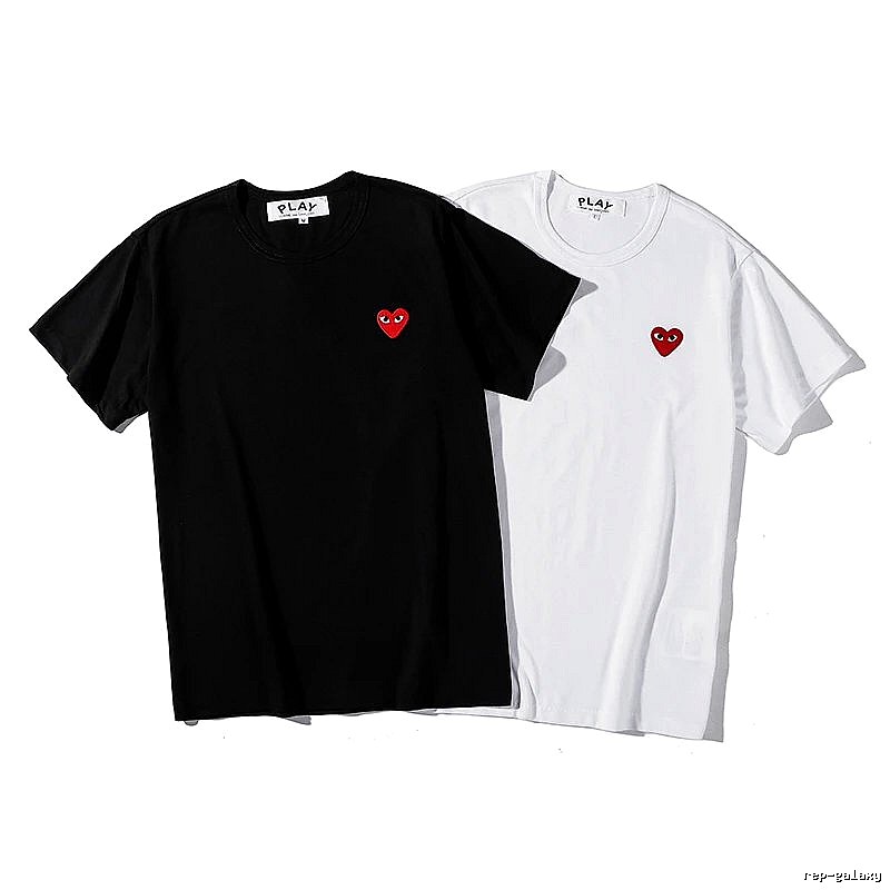 Comme des Garcons PLAY Clean Logo Colorway Heart Logo T-Shirt Travel Styling