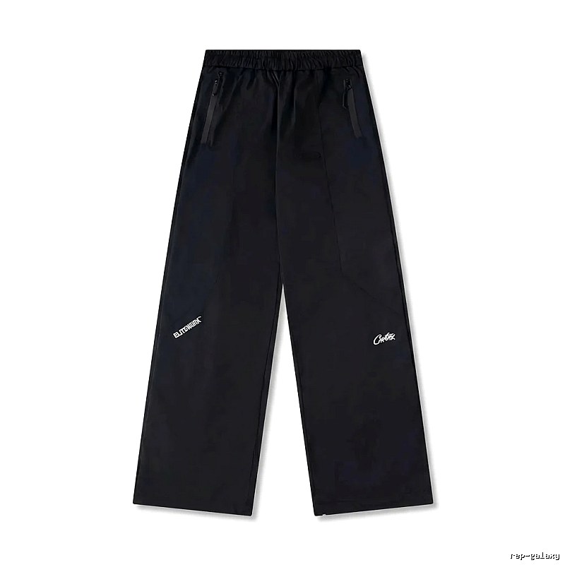 Corteiz Elite Series Trendy and Cool Style Black Long Pants