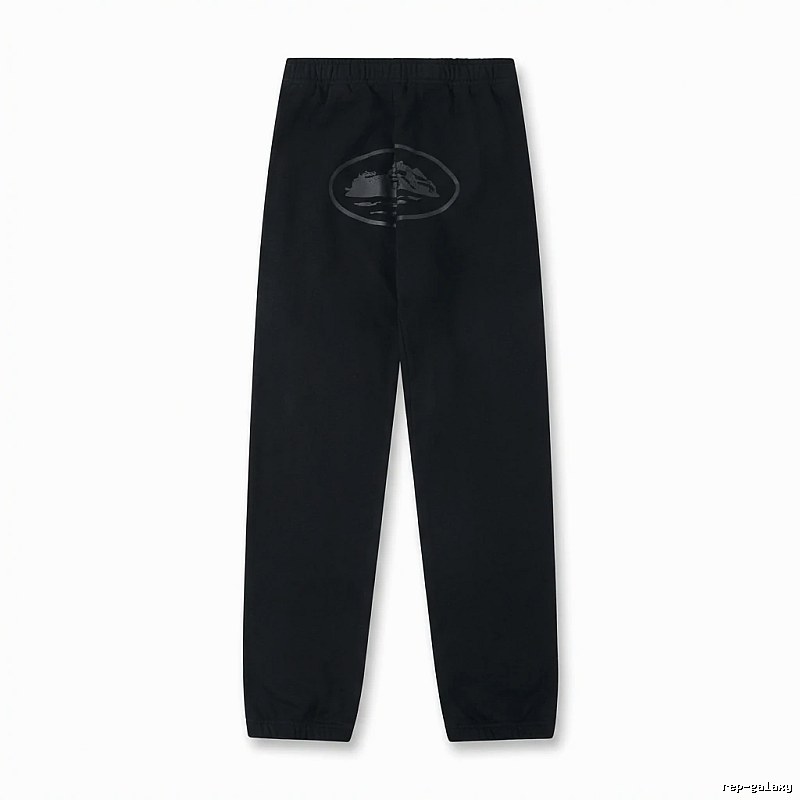 Corteiz Printed Casual Black Pants
