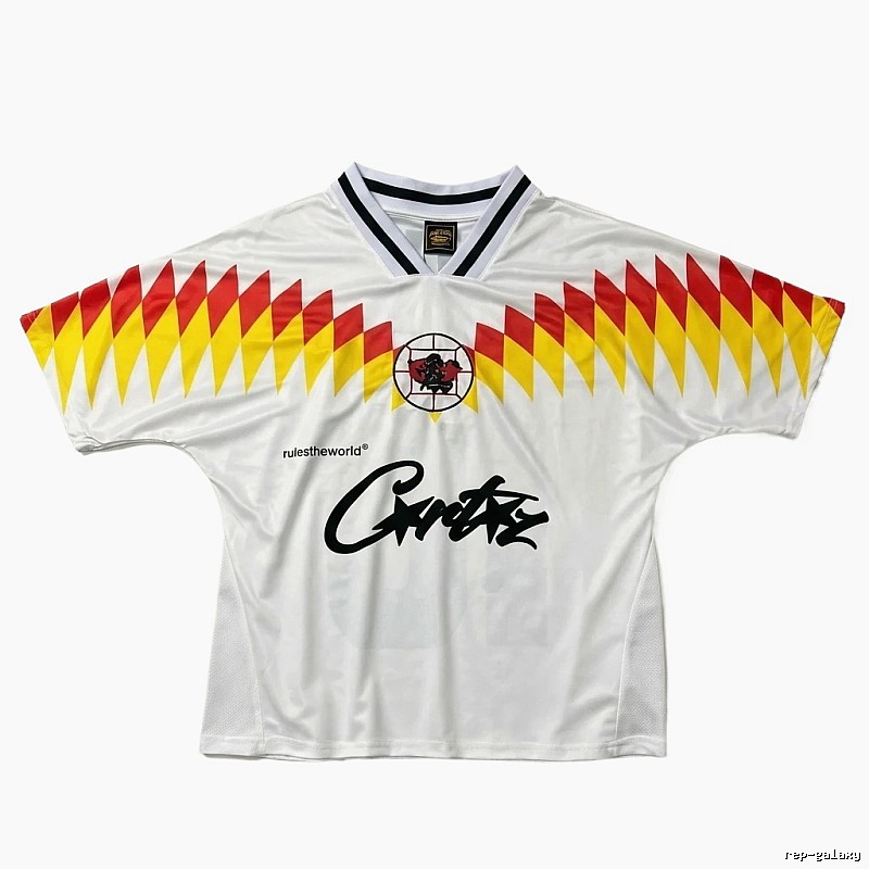 Corteiz sporty white short-sleeved shirt