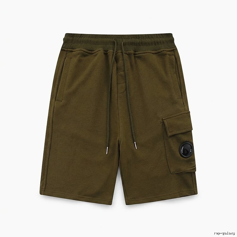 C.P. Company olive work-style shorts