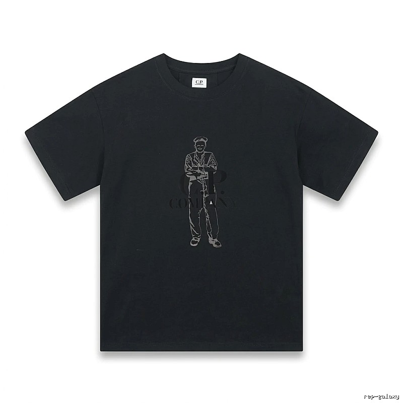 C.P. retro style black T-shirt