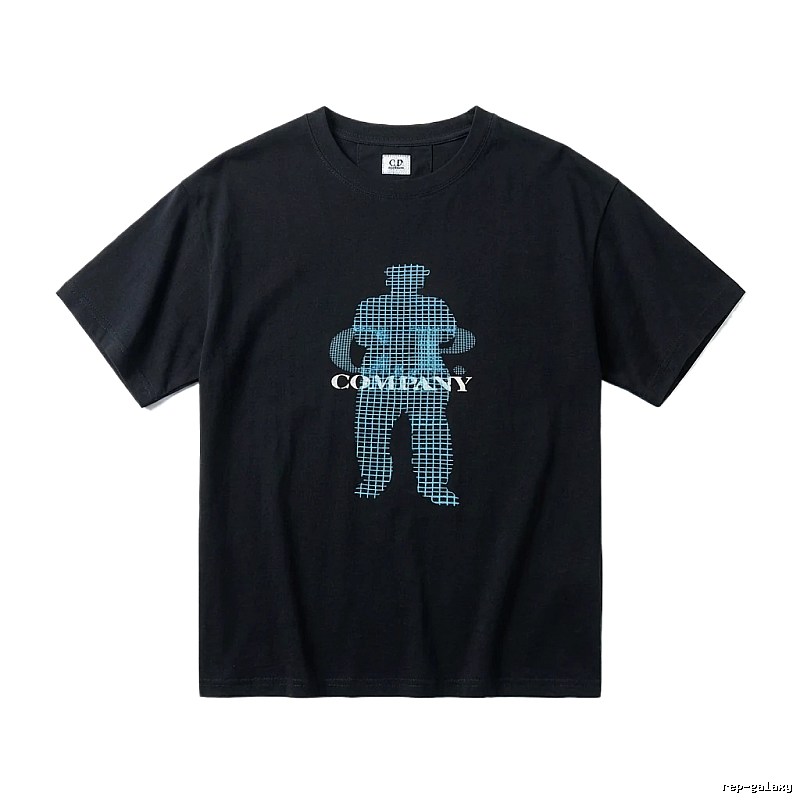 C.P. Trendy Brand Simple Style Black T-shirt