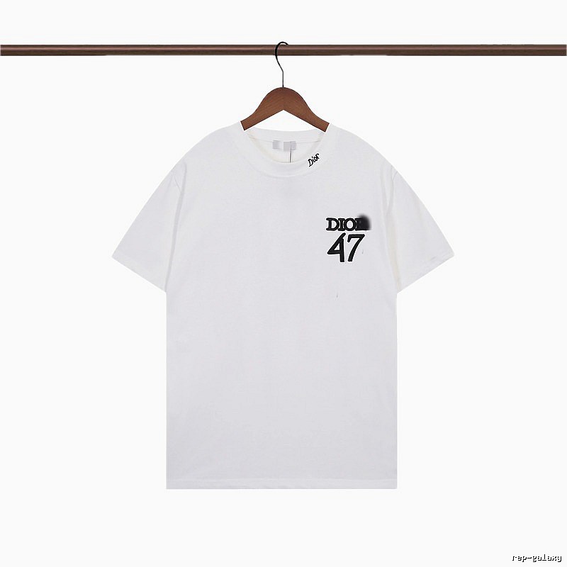 Dior 47 Collection Minimalist Style White T-Shirt
