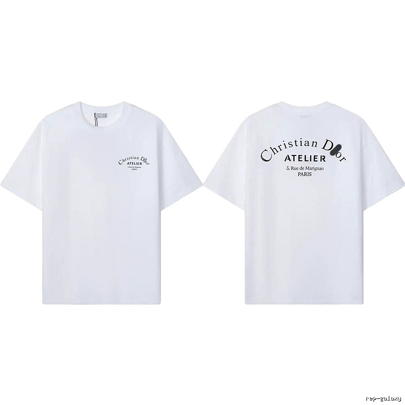 Dior Atelier Minimalist Style White T-Shirt