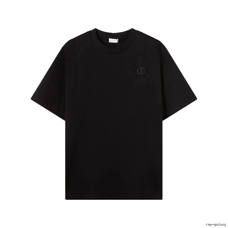 Dior Classic Collection Minimalist Style Black T-Shirt