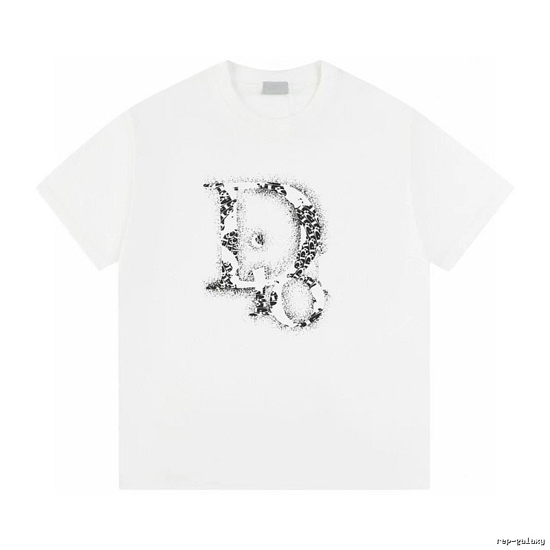 Dior Minimalist Monogram White Short-sleeved T-shirt