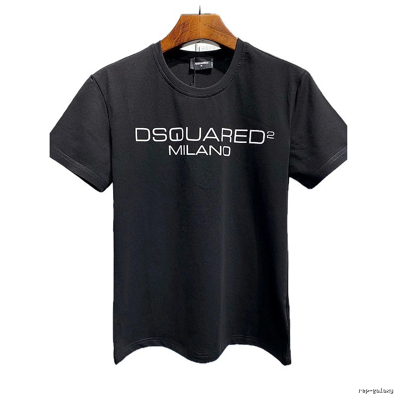 DSQUARED2 Milan Minimalist Style Black T-Shirt
