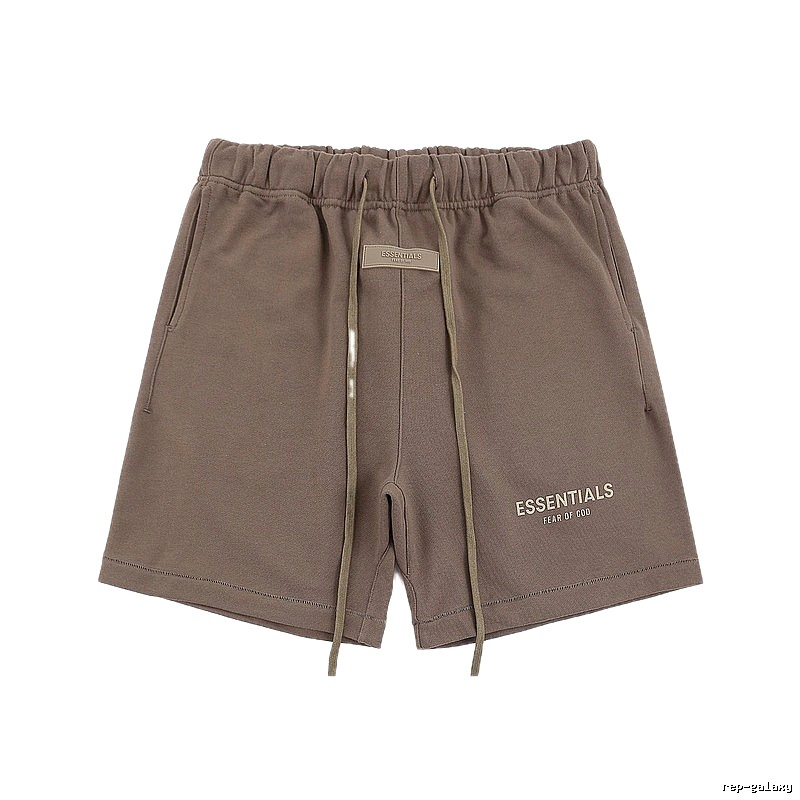ESSENTIALS Basic Khaki Shorts