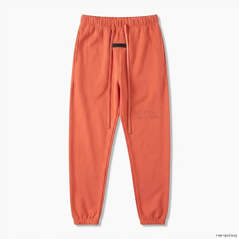 ESSENTIALS Basic Orange Sweatpants