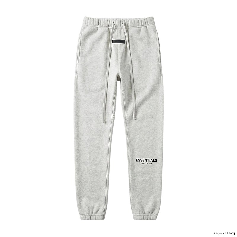 ESSENTIALS minimalist light gray sweatpants
