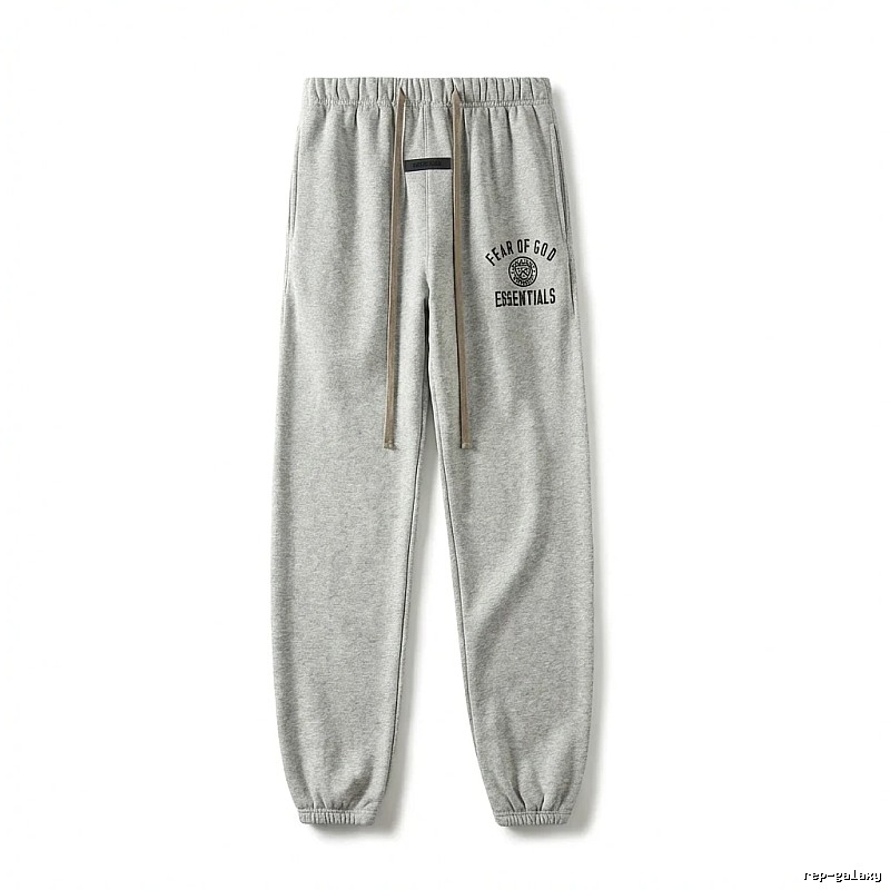 ESSENTIALS minimalist light gray sweatpants