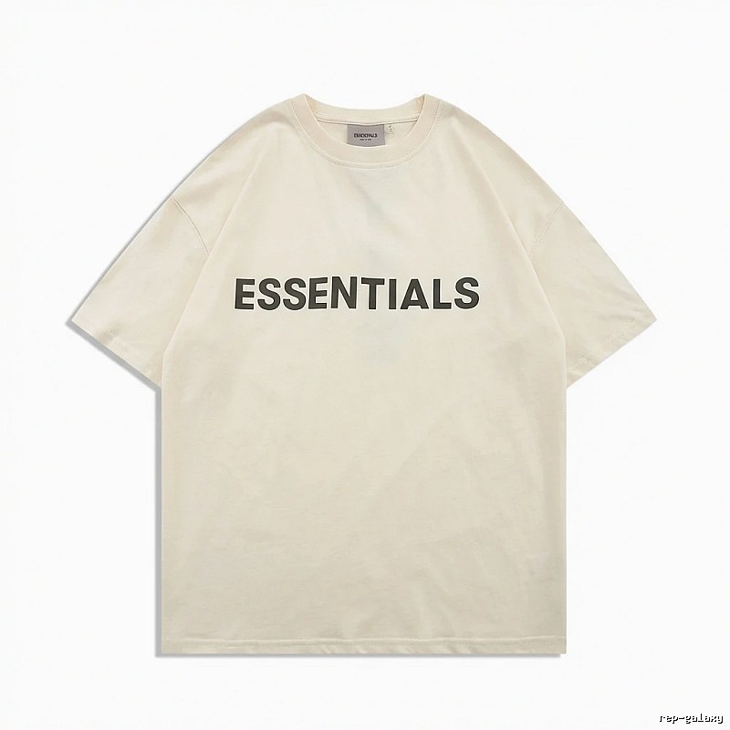 ESSENTIALS minimalist style beige T-shirt