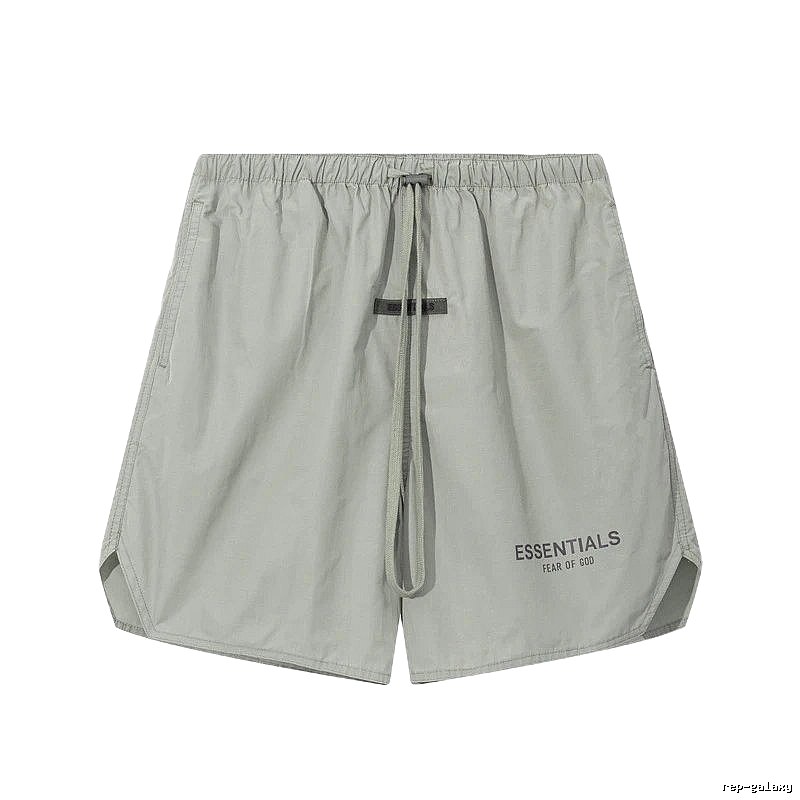 ESSENTIALS minimalist style light gray shorts