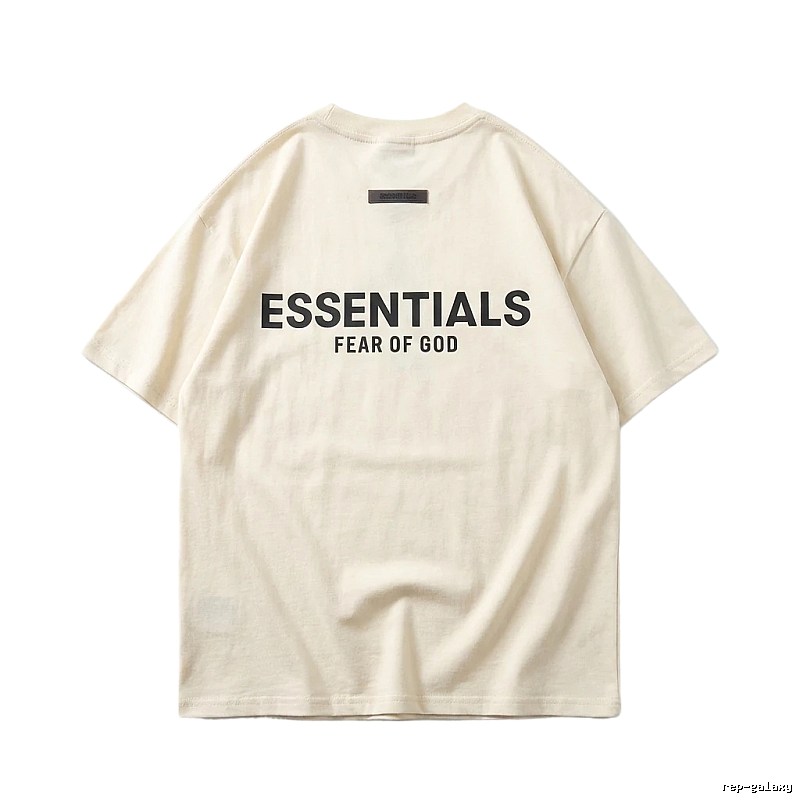 ESSENTIALS minimalist style off-white T-shirt