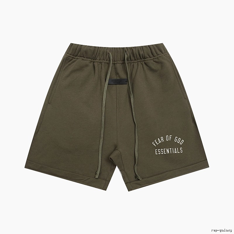 ESSENTIALS trendy brand army green shorts