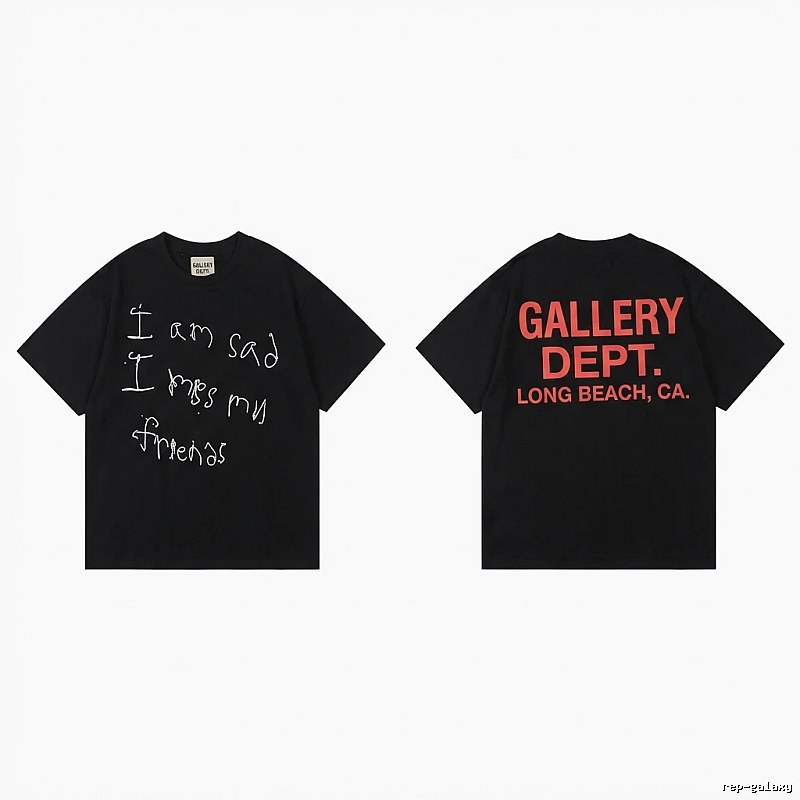 Gallery Dept Graffiti Style Black T-shirt