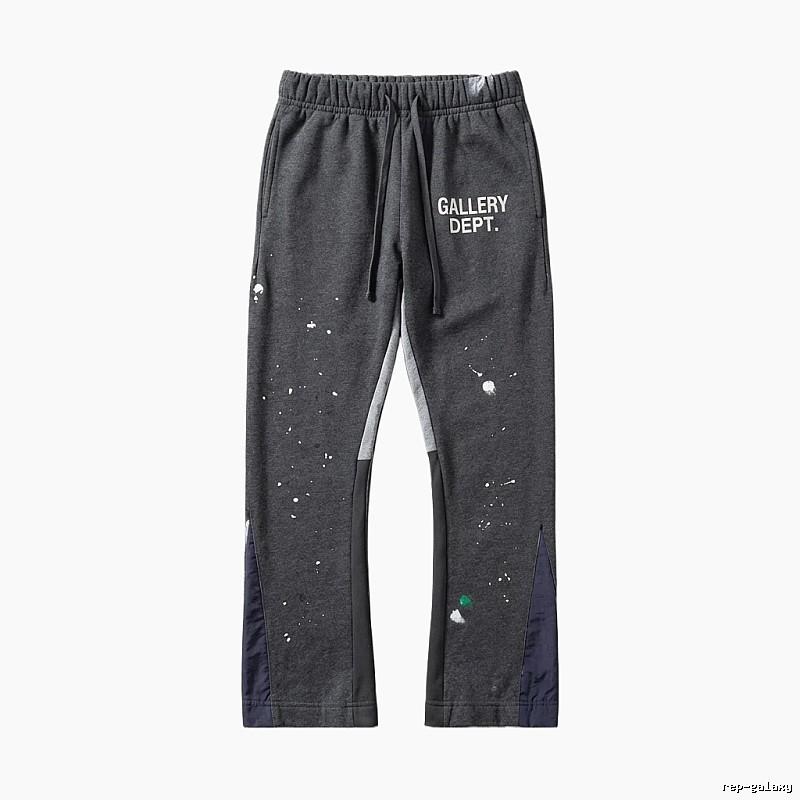 Gallery Dept Graffiti Style Grey-Purple Sweatpants