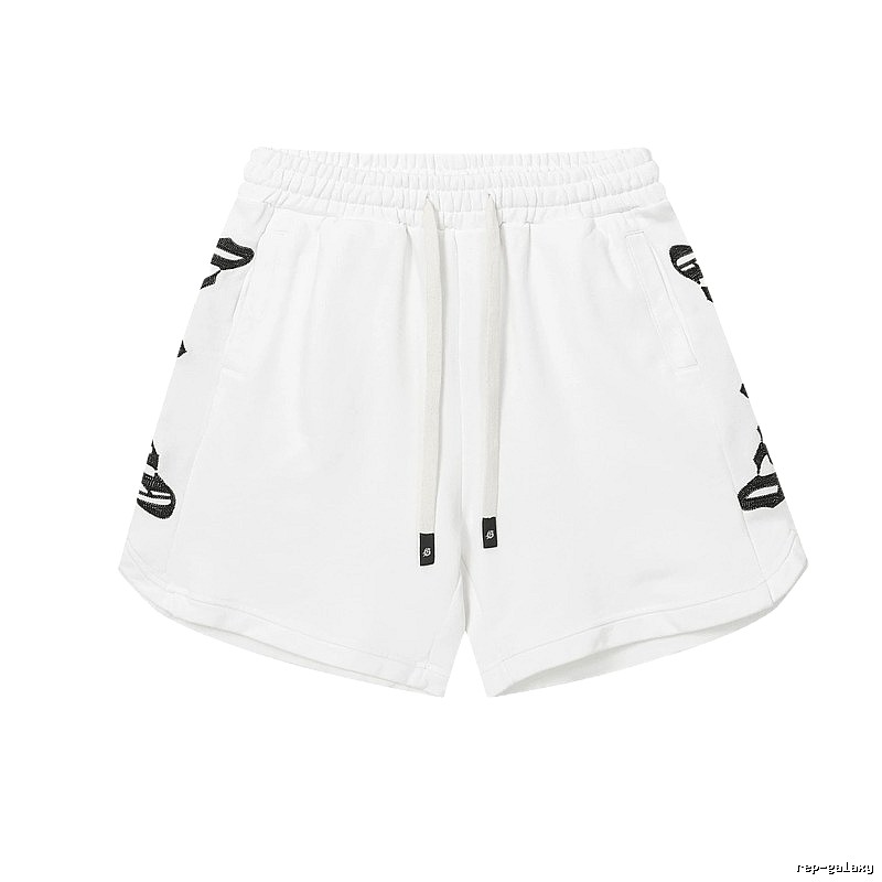 Godspeed Rhinestone Street Style White Shorts