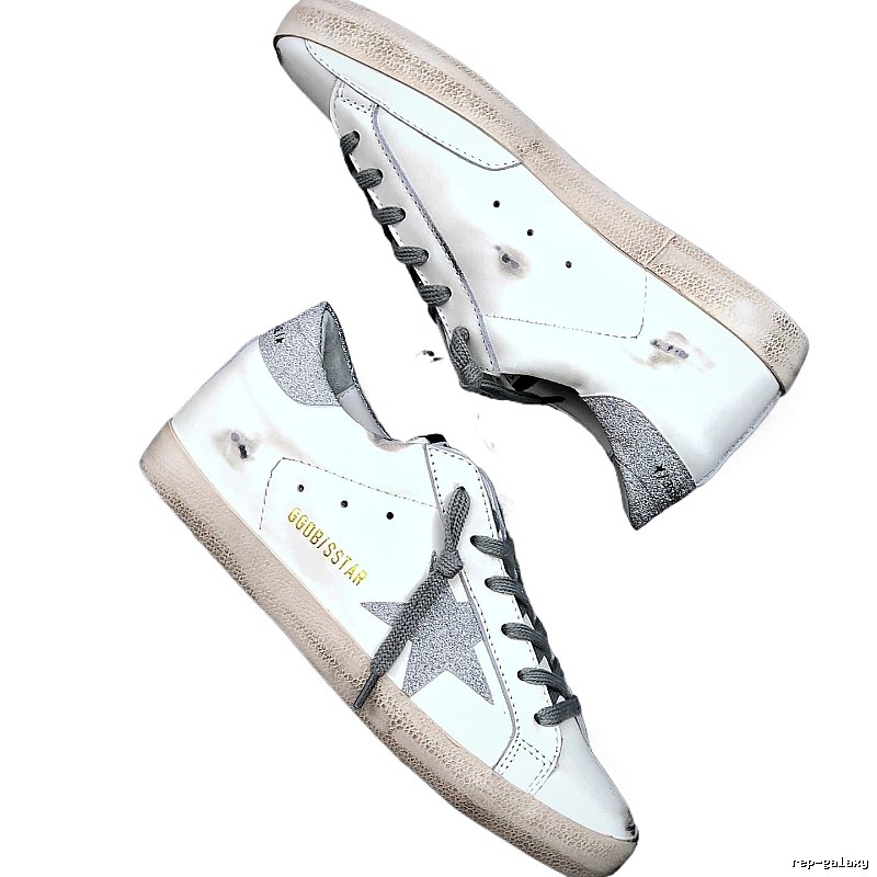 Golden Goose Dirty Vintage White Sneakers