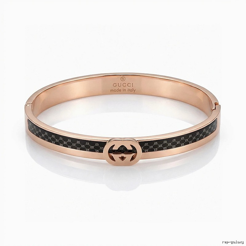 Gucci Double G Vintage Rose Gold Bracelet