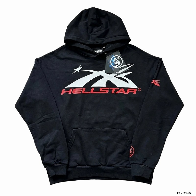 Hellstar Printed Trendy and Cool Black Sweatshirt