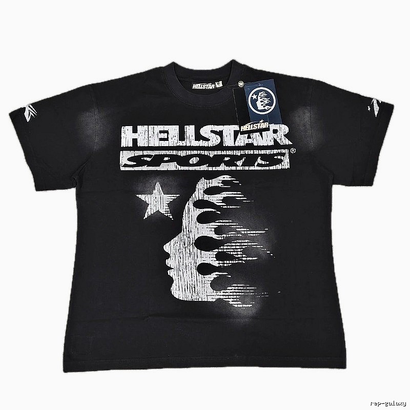 Hellstar Sports Street Style Black Short-sleeve T-shirt
