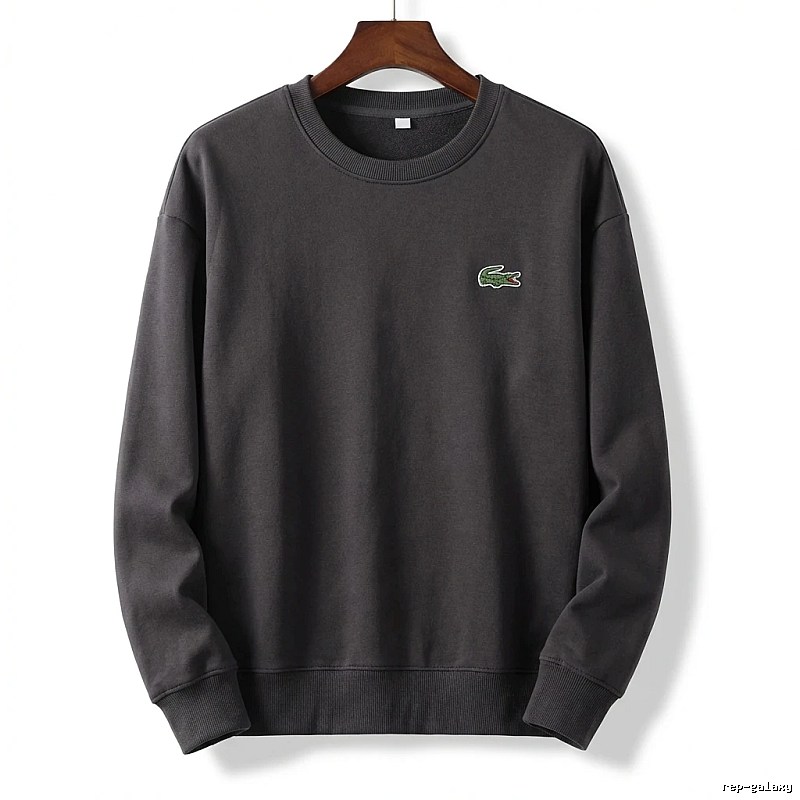 Lacoste basic simple style black sweatshirt