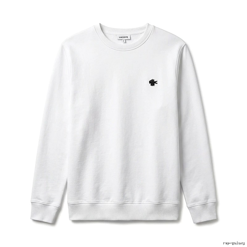 Lacoste simple style white sweatshirt